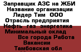 Заправщик АЗС на ЖБИ › Название организации ­ Лидер Тим, ООО › Отрасль предприятия ­ Нефть, газ, энергетика › Минимальный оклад ­ 23 000 - Все города Работа » Вакансии   . Тамбовская обл.,Моршанск г.